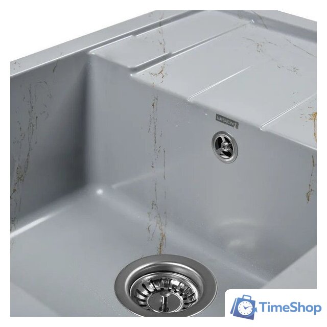 Кухонная мойка Wisent WB22-15 (с сифоном GER013) - Изображение №5 — Интернет-магазин Time-Shop