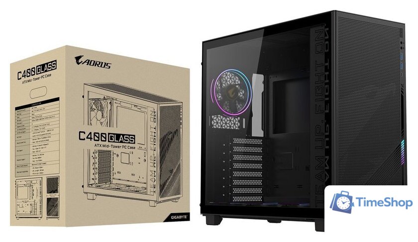 Корпус Gigabyte Aorus C400 Glass - Изображение №9 — Интернет-магазин Time-Shop