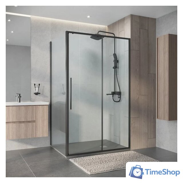 Душевой уголок Niagara Nova NG-34-12AGR-A80GR-34 120х80х195 (графит/прозрачное стекло) - Изображение №8 — Интернет-магазин Time-Shop