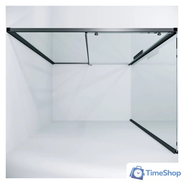 Душевой уголок Niagara Nova NG-34-12AGR-A80GR-34 120х80х195 (графит/прозрачное стекло) - Изображение №7 — Интернет-магазин Time-Shop