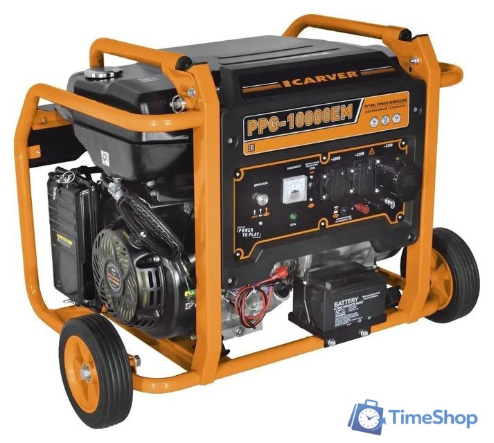 Бензиновый генератор Carver PPG-10000EM - Изображение №2 — Интернет-магазин Time-Shop