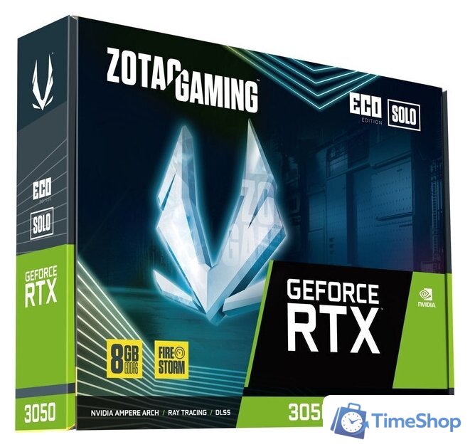 Видеокарта ZOTAC GeForce RTX 3050 Eco Solo ZT-A30500R-10L - Изображение №8 — Интернет-магазин Time-Shop
