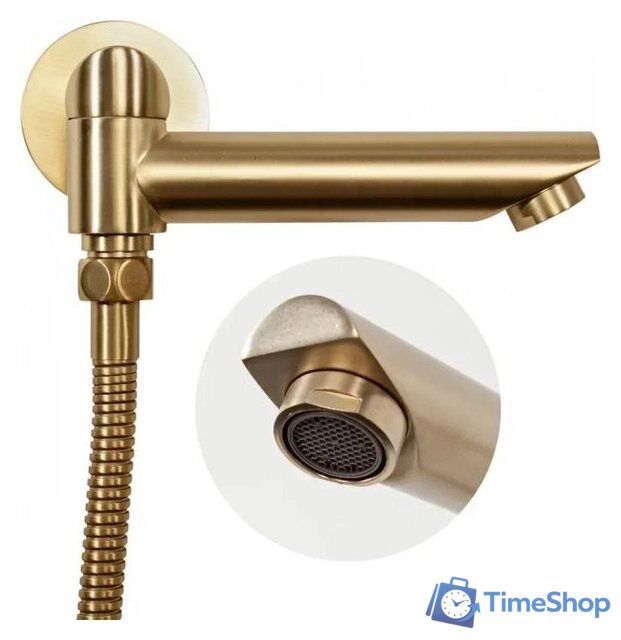 Душевая система  Hansberge H6095 (золото матовый) - Изображение №6 — Интернет-магазин Time-Shop