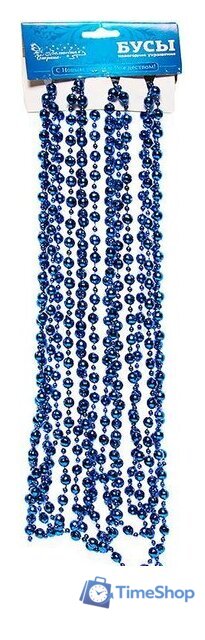 Бусы Волшебная страна Элегант 104075 (синий) - Изображение №1 — Интернет-магазин Time-Shop