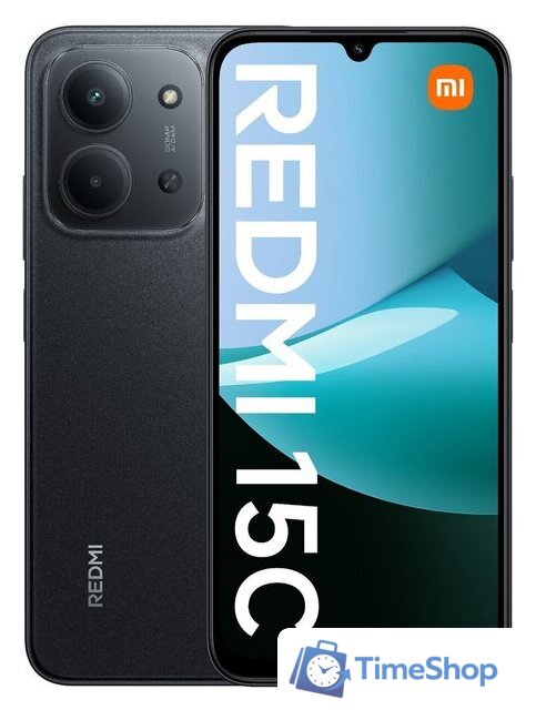 Телефон Xiaomi Redmi 15C 4G 4GB/128GB международная версия (черный) - Изображение №1 — Интернет-магазин Time-Shop