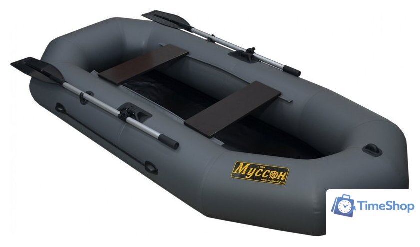 Гребная лодка Муссон R-260 (серый) - Изображение №6 — Интернет-магазин Time-Shop