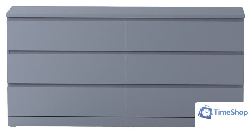 Комод Mio Tesoro Варма 6D (серый) - Изображение №2 — Интернет-магазин Time-Shop