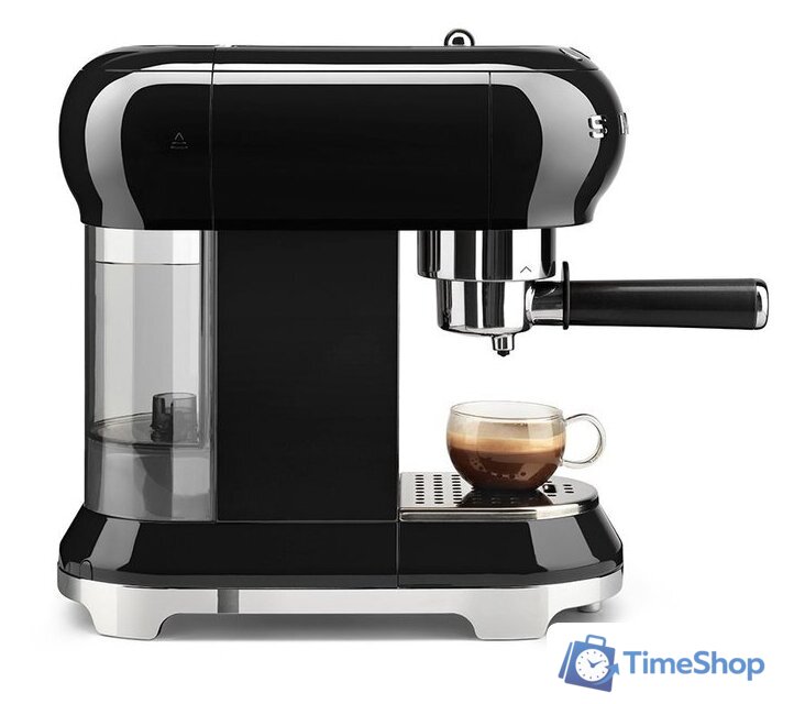 Рожковая кофеварка Smeg ECF01BLEU - Изображение №5 — Интернет-магазин Time-Shop