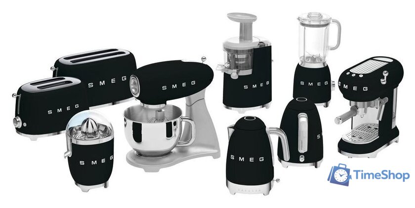 Рожковая кофеварка Smeg ECF01BLEU - Изображение №8 — Интернет-магазин Time-Shop