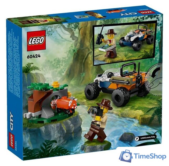 Конструктор LEGO City Jungle 60424 Квадроцикл для исследования джунглей - Изображение №2 — Интернет-магазин Time-Shop
