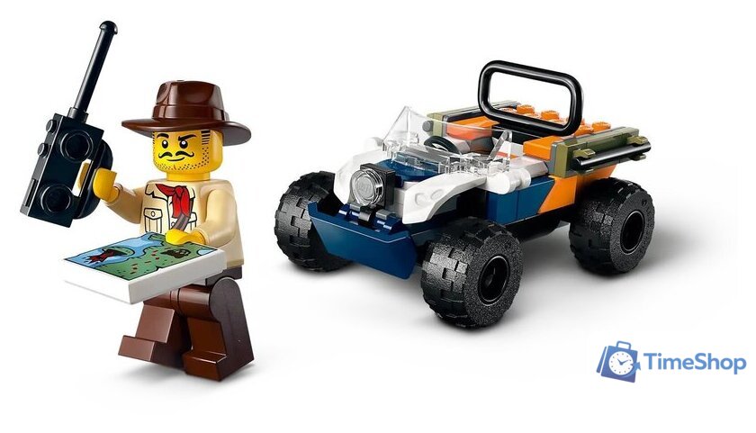 Конструктор LEGO City Jungle 60424 Квадроцикл для исследования джунглей - Изображение №6 — Интернет-магазин Time-Shop