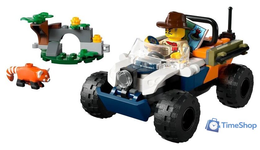 Конструктор LEGO City Jungle 60424 Квадроцикл для исследования джунглей - Изображение №4 — Интернет-магазин Time-Shop