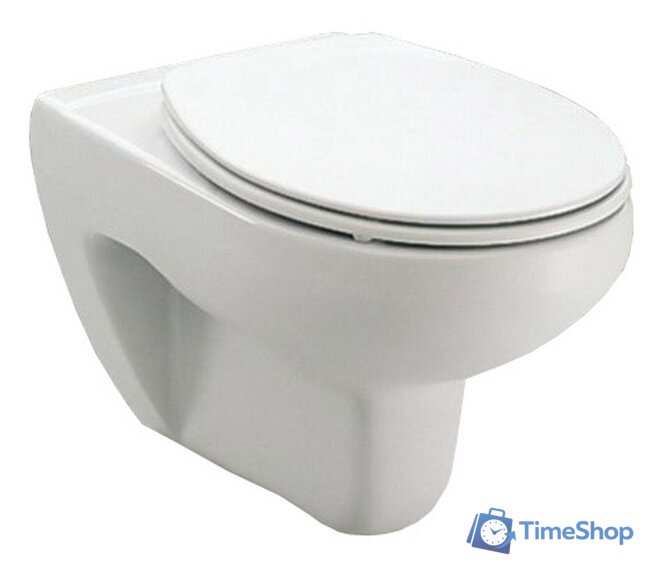 Унитаз подвесной Roca Laura [734630300R + ZRU8013920] - Изображение №1 — Интернет-магазин Time-Shop