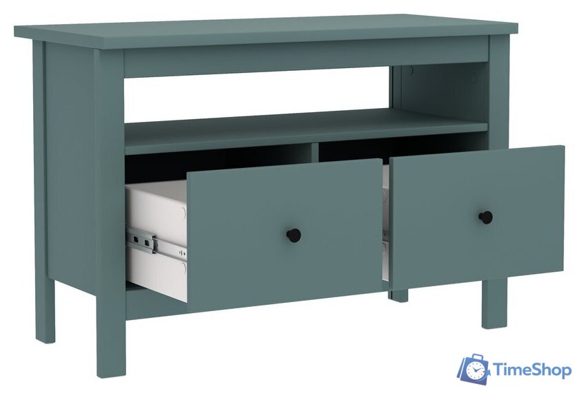 Тумба Mio Tesoro Сага 2.08.03.080.6 (темно-бирюзовый) - Изображение №3 — Интернет-магазин Time-Shop