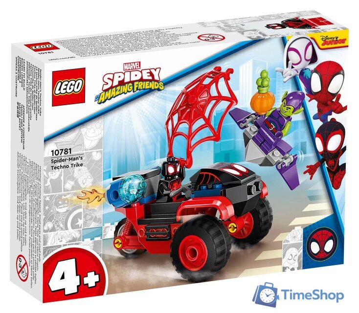 Конструктор LEGO Marvel Spiderman 10781 Майлз Моралес: техно-трайк Человека-Паука - Изображение №1 — Интернет-магазин Time-Shop