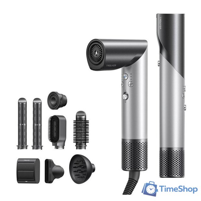 Фен-стайлер Trouver Master 10 MyltiStyler Lunar AMMA10 (серебристый) - Изображение №1 — Интернет-магазин Time-Shop