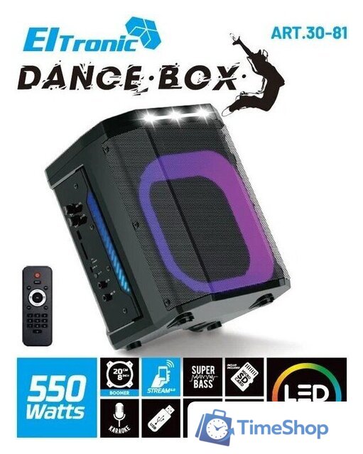 Беспроводная колонка Eltronic 30-81 Dance Box 550 - Изображение №10 — Интернет-магазин Time-Shop