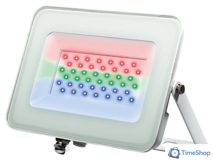 Уличный прожектор JAZZway PFL-30W RGB WH IP65 - Изображение №1 — Интернет-магазин Time-Shop
