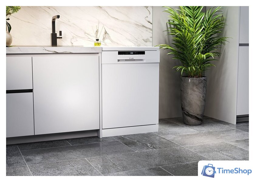 Отдельностоящая посудомоечная машина LEX DW6063N WH - Изображение №7 — Интернет-магазин Time-Shop