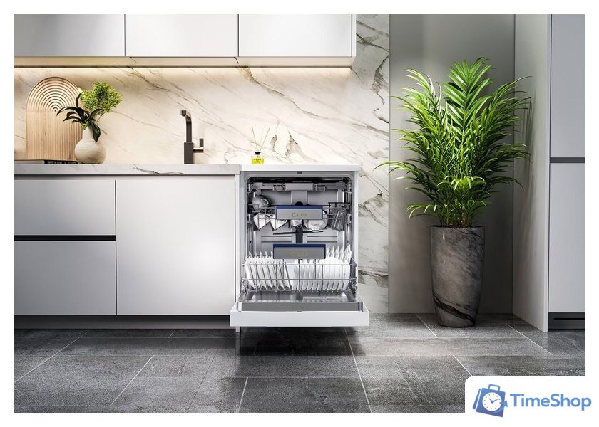 Отдельностоящая посудомоечная машина LEX DW6063N WH - Изображение №9 — Интернет-магазин Time-Shop