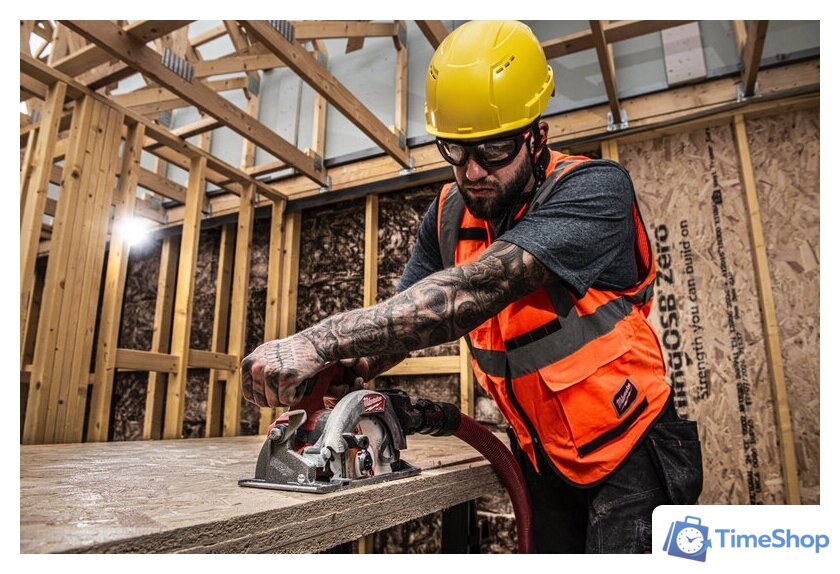 Дисковая (циркулярная) пила Milwaukee M18 FCS552-302X Fuel 4933493589 (с 2-мя АКБ, кейс) - Изображение №2 — Интернет-магазин Time-Shop