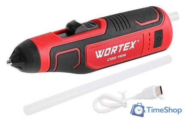 Термоклеевой пистолет Wortex CGG 1104 1334530 (с АКБ) - Изображение №1 — Интернет-магазин Time-Shop