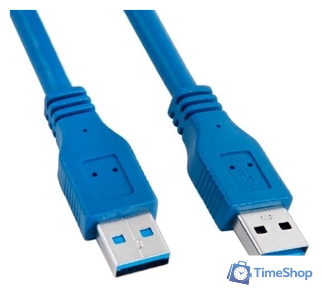 Кабель 5bites USB Type-A - USB Type-A UC3009-005 (0.5 м, синий) - Изображение №1 — Интернет-магазин Time-Shop