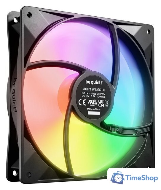 Комплект вентиляторов для корпуса be quiet! Light Wings LX 140mm PWM 3-Pack BL127 - Изображение №3 — Интернет-магазин Time-Shop