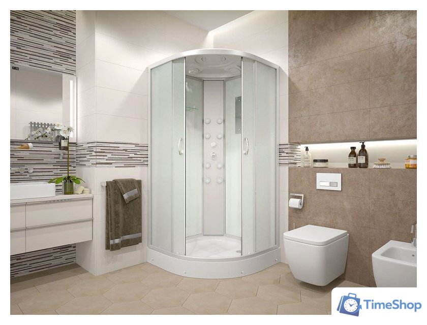 Душевая кабина Erlit ER3509PF-C3-RUS 90x90 - Изображение №4 — Интернет-магазин Time-Shop