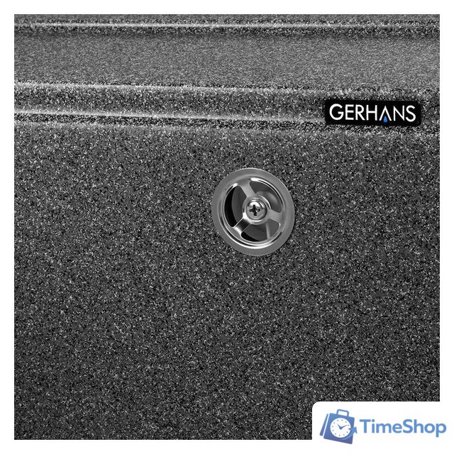 Кухонная мойка Gerhans A12 (графит) - Изображение №5 — Интернет-магазин Time-Shop