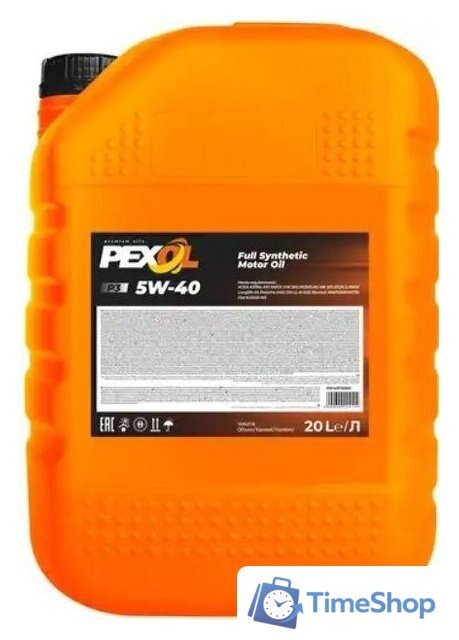 Моторное масло Pexol P3 5W-40 A3/B4 SN/CF 20л - Изображение №1 — Интернет-магазин Time-Shop