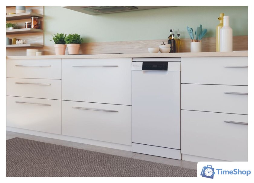 Отдельностоящая посудомоечная машина Candy CDPH 2D1047W - Изображение №8 — Интернет-магазин Time-Shop