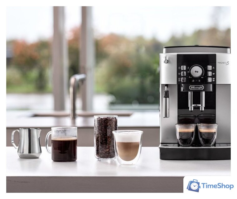 Кофемашина DeLonghi Magnifica S ECAM 21.117.SB - Изображение №6 — Интернет-магазин Time-Shop