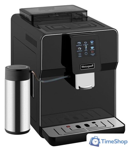 Кофемашина Weissgauff WCM-330 TFT Touch Cappuccino Nero - Изображение №23 — Интернет-магазин Time-Shop