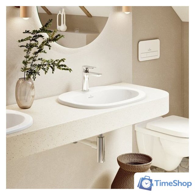 Умывальник Villeroy & Boch O.Novo 416156R1 - Изображение №7 — Интернет-магазин Time-Shop