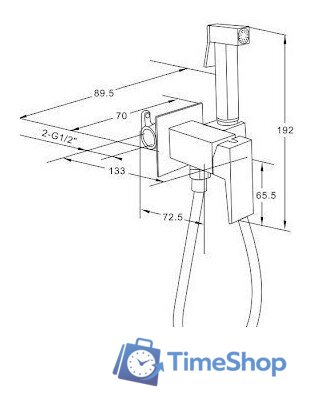 Гигиенический душ Roxen Caspia 50096000-B - Изображение №9 — Интернет-магазин Time-Shop