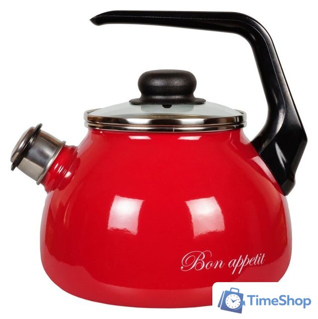 Чайник со свистком Vitross Bon appetit 1RA12 (вишневый) - Изображение №1 — Интернет-магазин Time-Shop