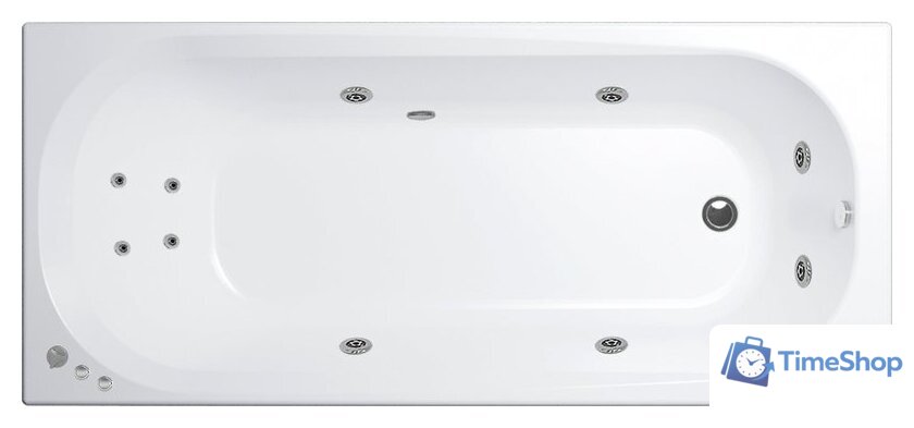Ванна Triton Дина 170x75 Стандарт Flat (с гидромассажем) - Изображение №1 — Интернет-магазин Time-Shop
