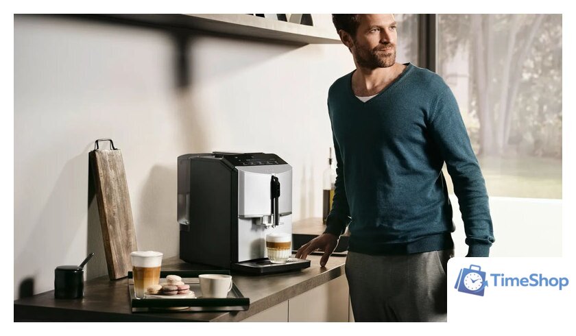 Кофемашина Siemens EQ300 TF303E01 - Изображение №3 — Интернет-магазин Time-Shop