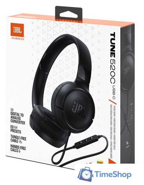 Наушники JBL Tune 520C USB-C (черный) - Изображение №7 — Интернет-магазин Time-Shop