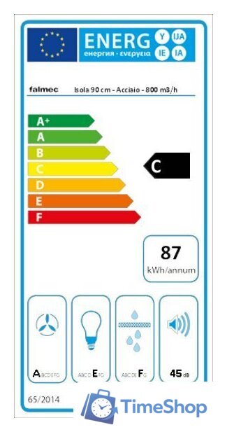 Кухонная вытяжка Falmec Lumina NRS Island 90 800 м3/ч (белый) - Изображение №3 — Интернет-магазин Time-Shop