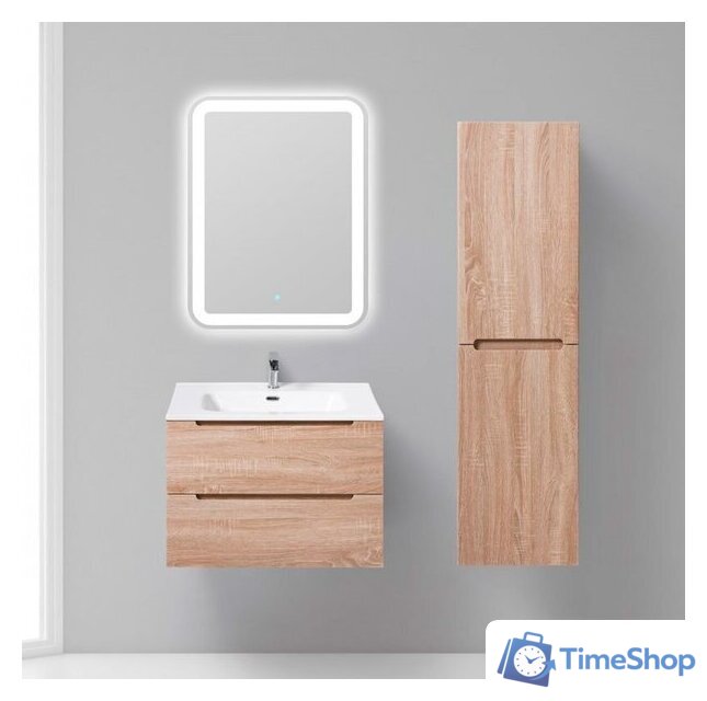  BelBagno Тумба под умывальник Etna-700-2C-SO-WO-P (rovere bianco) - Изображение №2 — Интернет-магазин Time-Shop