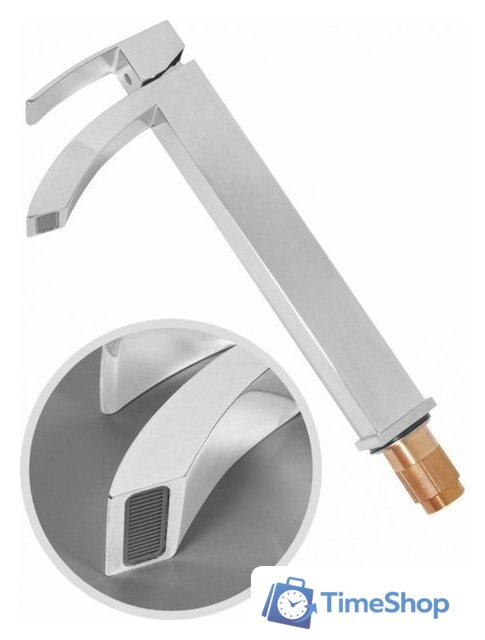 Смеситель Hansberge H2077 (хром) - Изображение №2 — Интернет-магазин Time-Shop