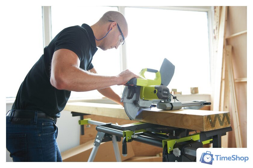 Торцовочная пила Ryobi EMS216L - Изображение №5 — Интернет-магазин Time-Shop