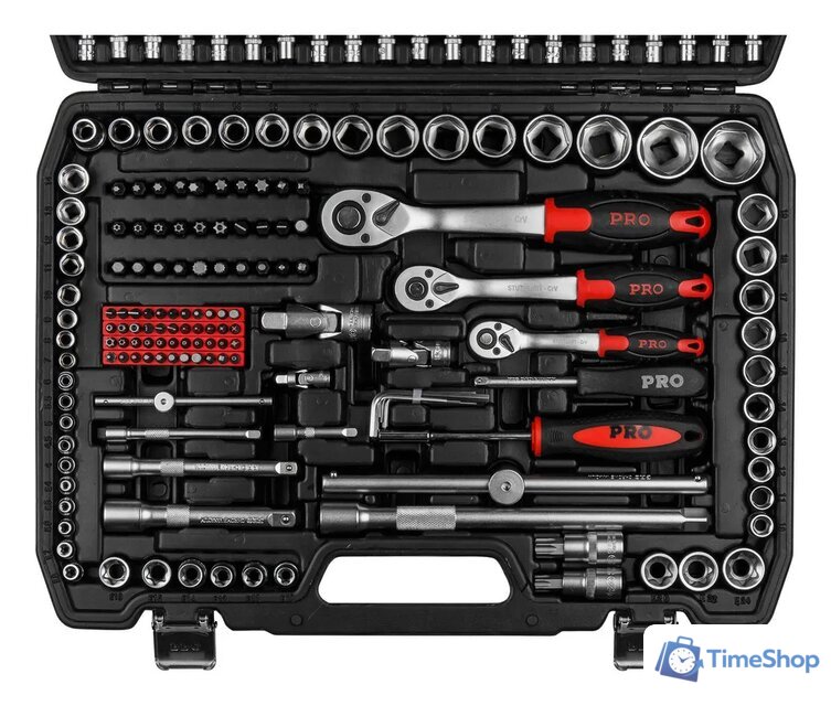 Универсальный набор инструментов PRO Startul Stuttgart PRO-216S (216 предметов) - Изображение №5 — Интернет-магазин Time-Shop