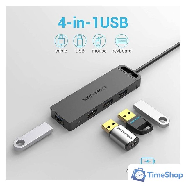 USB-хаб Vention CHLBF - Изображение №2 — Интернет-магазин Time-Shop