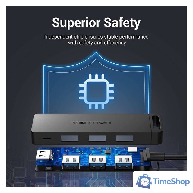 USB-хаб Vention CHLBF - Изображение №6 — Интернет-магазин Time-Shop