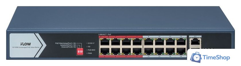 Неуправляемый коммутатор iFlow F-SW-EU418POE-V/L - Изображение №1 — Интернет-магазин Time-Shop