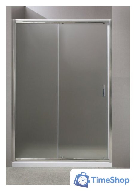 Душевая дверь BelBagno UNO-195-BF-1-110-P-Cr (текстурное стекло) - Изображение №1 — Интернет-магазин Time-Shop