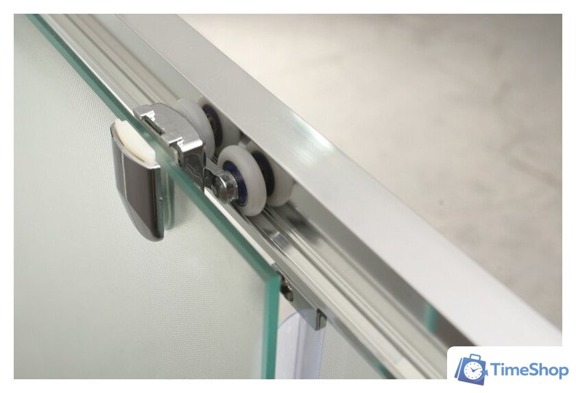 Душевая дверь BelBagno UNO-195-BF-1-110-P-Cr (текстурное стекло) - Изображение №4 — Интернет-магазин Time-Shop